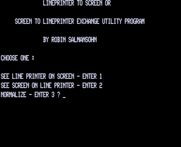 Screen shot